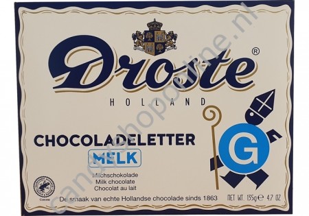 Droste Chocoladeletter melk G