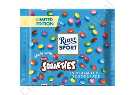 Ritter Sport Smarties Milk Chocolate 100gr.