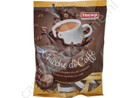Incap Chicche di Caffé (Coffee flavoured filled candies) 200 gram