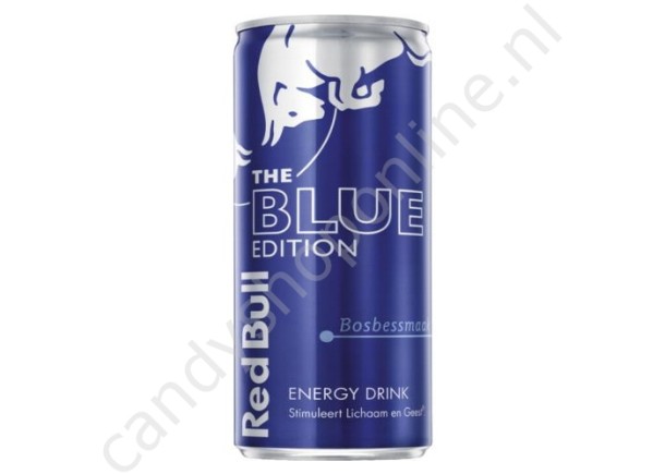 Red Bull the Blue edition Bosbessmaak 250ml.