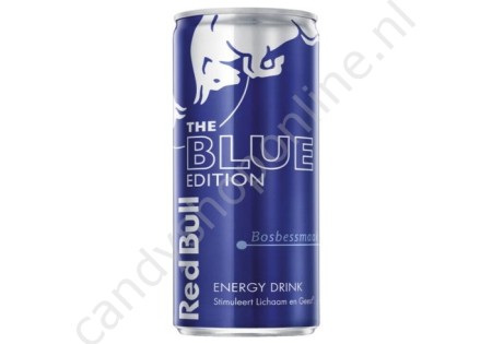 Red Bull the Blue edition Bosbessmaak 250ml.