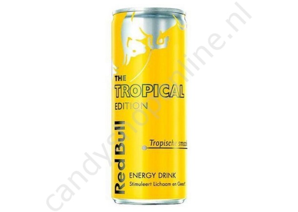 Red Bull the Tropical edition Tropische smaak 250ml.