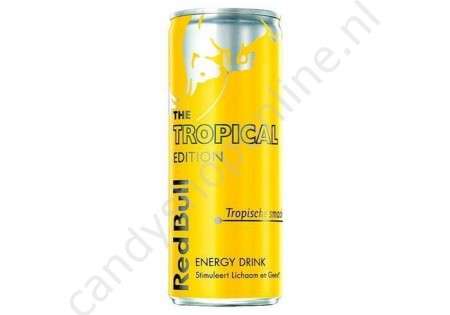 Red Bull the Tropical edition Tropische smaak 250ml.