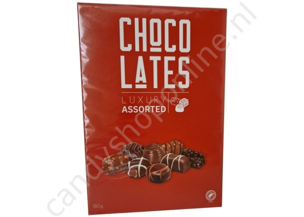 Luxury Assorted Chocolates Red 180gr.