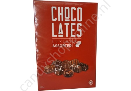 Luxury Assorted Chocolates Red 180gr.