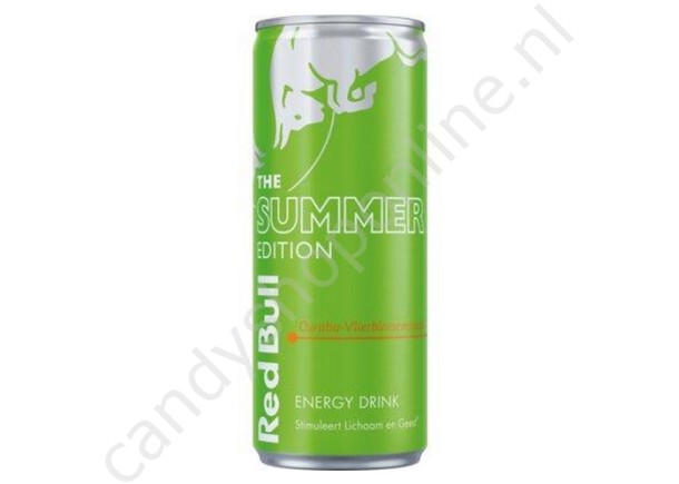 Red Bull the Summer edition Curuba-Vlierbloesemsmaak 250ml.