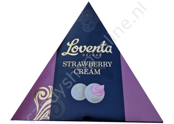 Loventa de luxe Strawberry Cream Pralines 110 gram