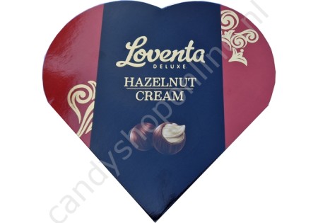 Loventa de luxe Hazelnut Cream Pralines Hart 110 gram