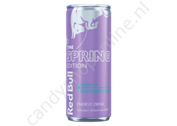 Red Bull the Spring edition Walstro & Roze Grapefruit 250ml.