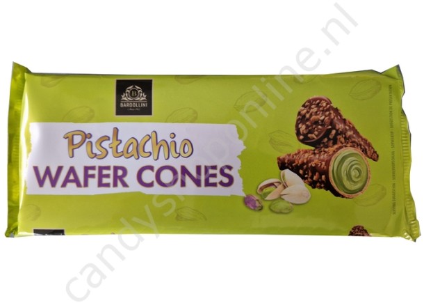 Bardollini Pistachio Wafer Cones 100gr.