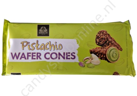 Bardollini Pistachio Wafer Cones 100gr.