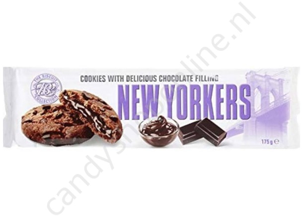 Merba New Yorkers Cookies with delicious chocolate filling 175gr.