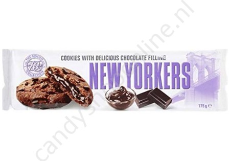 Merba New Yorkers Cookies with delicious chocolate filling 175gr.