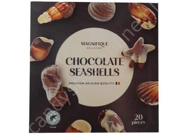 Magnifique Chocolate Seashells 20pcs. 250gr.
