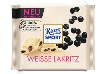 Ritter Sport White Lakritz 100gr.