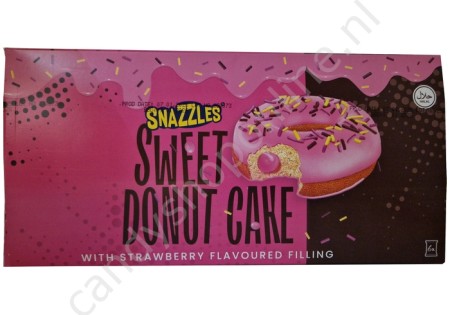 Snazzles Sweet Donut Cake with Strawberry flavoured filling 6pcs. 240gr.