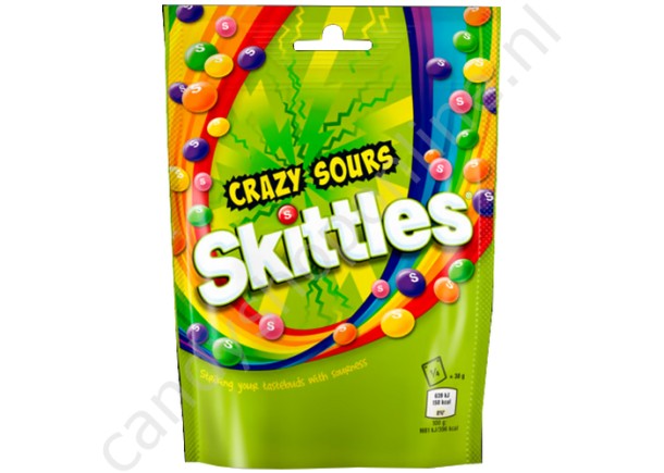 Skittles Crazy Sours Sweets Bag 152gr.