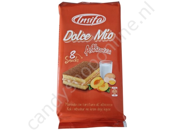 Dolce Mio Cake Bars with Apricot Filling 8pcs. 180gr.