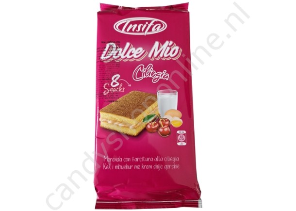 Dolce Mio Cake Bars with Cherry Filling 8pcs. 180gr.
