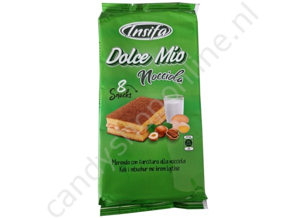 Dolce Mio Cake Bars with Hazelnut Filling 8pcs. 180gr.