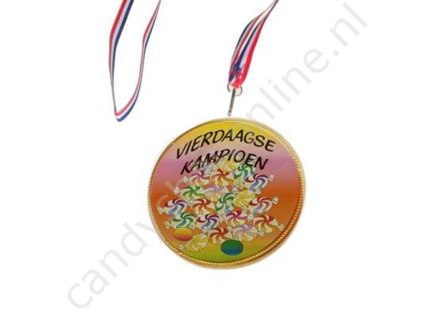 Chocolade Medaille Vierdaagse Kampioen