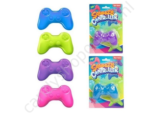 Knijpcontroller met snoepzak