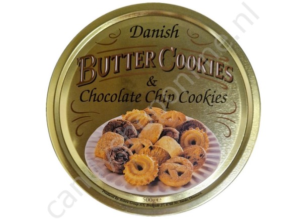  Danish Butter Cookies tin 500 gram