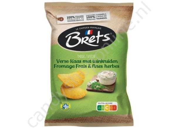 Brets Chips Verse Kaas met Tuinkruiden 125 gram