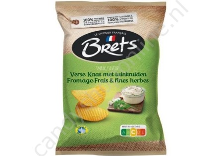 Brets Chips Verse Kaas met Tuinkruiden 125 gram