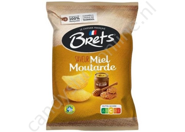 Brets Chips Honing Mosterd 125 gram