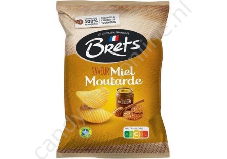 Brets Chips Honing Mosterd 125 gram