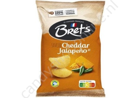 Brets Chips Cheddar Jalapeño 125 gram