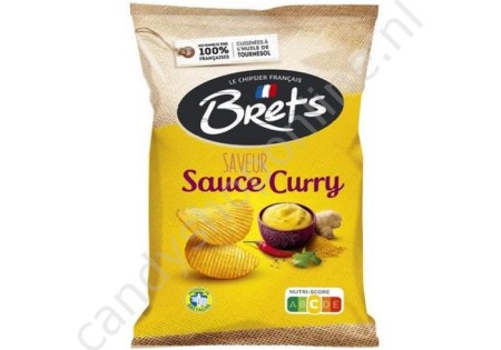 Brets Chips Sauce Curry 125 gram