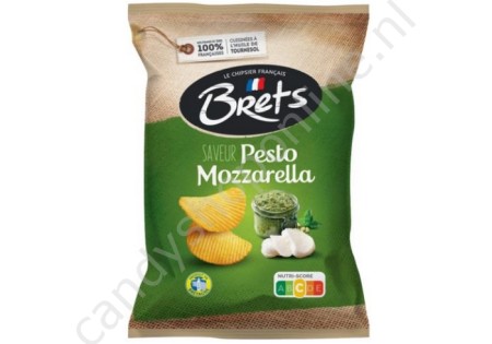 Brets Chips Pesto & Mozzarella 125 gram