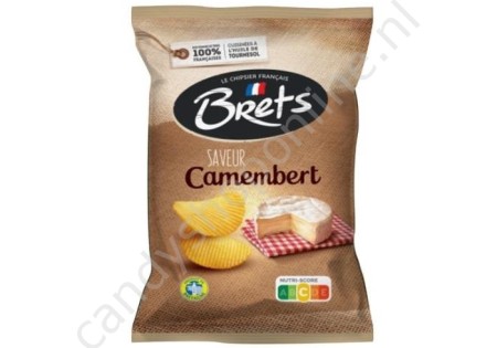 Brets Chips Camembert 125 gram