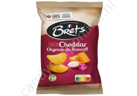 Brets Chips Kaas & Roscoff Ui 125 gram