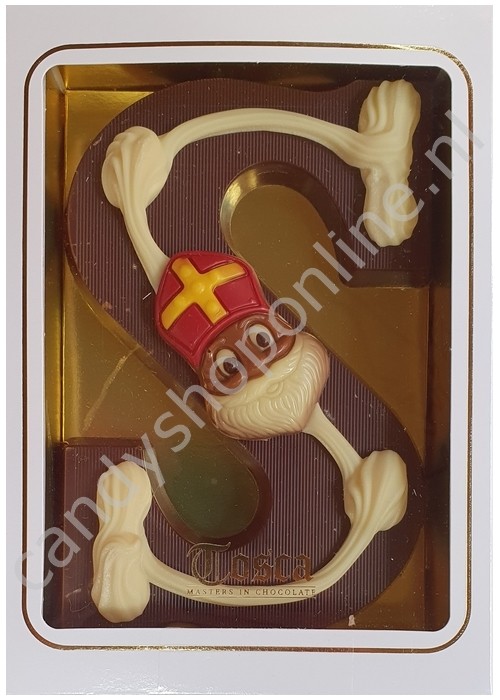 AANBIEDING Tosca Luxe Chocoladeletter S puur 3 stuks