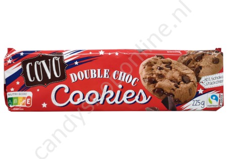 Merba Covo Double Chocolate cookies 225gr.