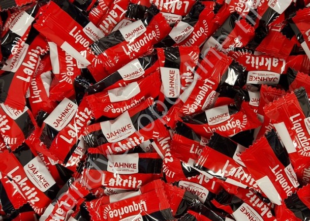 Jahnke Lakritz gefüllt mit salmiak-salz 200 gram