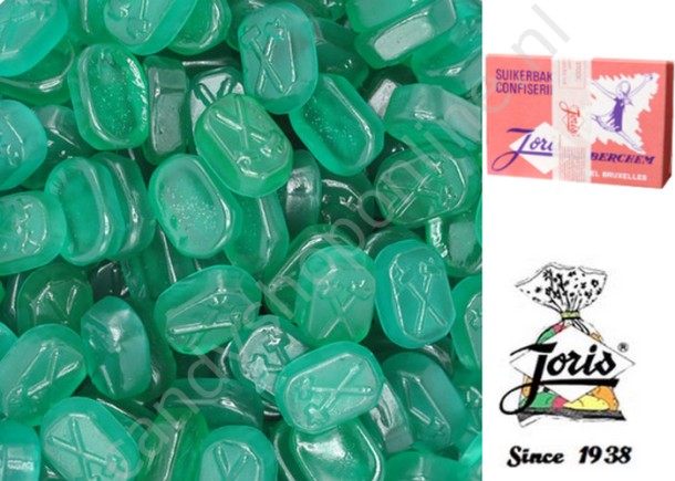Confiserie Joris Groene Briketten 200 gram
