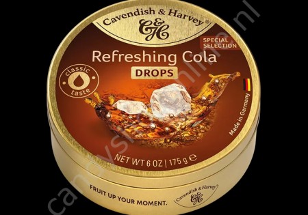 Cavendish & Harvey Refreshing Cola Drops Classic Taste 175gr.