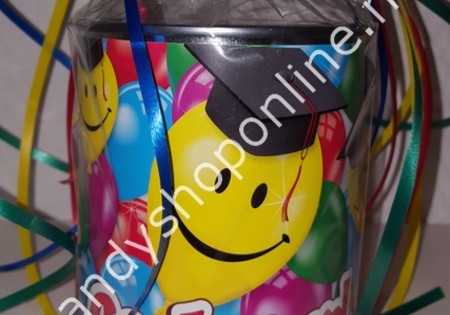 Blik Geslaagd smiley 500gr.