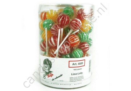 Kufa Limo Lolly 4 smaken