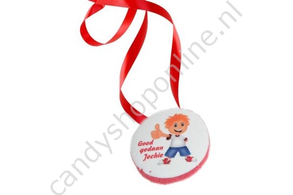Spek medaille goed gedaan jochie