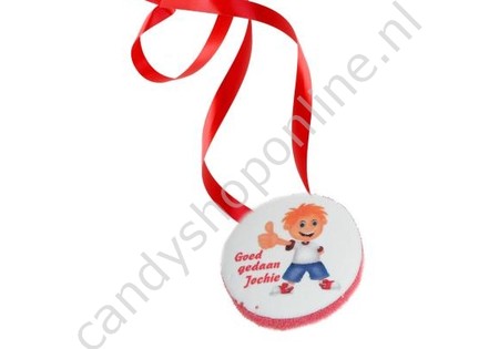 Spek medaille goed gedaan jochie