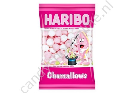Haribo Chamallows Cocosbollen Zak 1 kilo ± 110st.