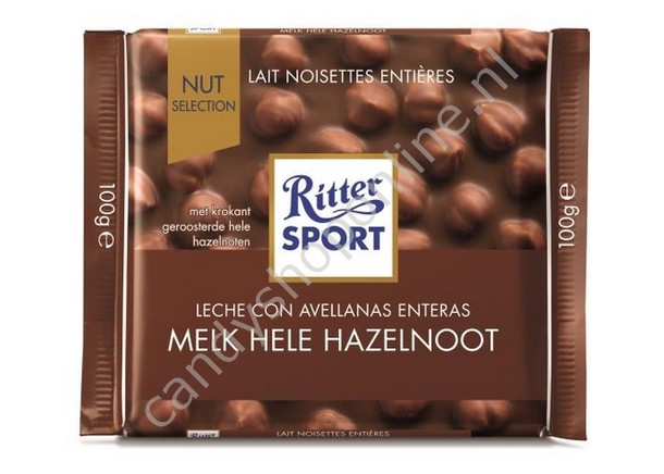 Ritter Sport Whole Hazelnuts 100gr.
