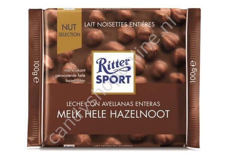 Ritter Sport Whole Hazelnuts 100gr.