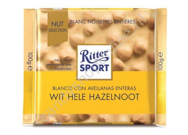 Ritter Sport  White Whole Hazelnuts 100gr.