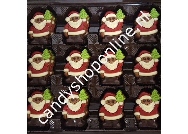 Kerstman met boom melk Bakje 7 stuks